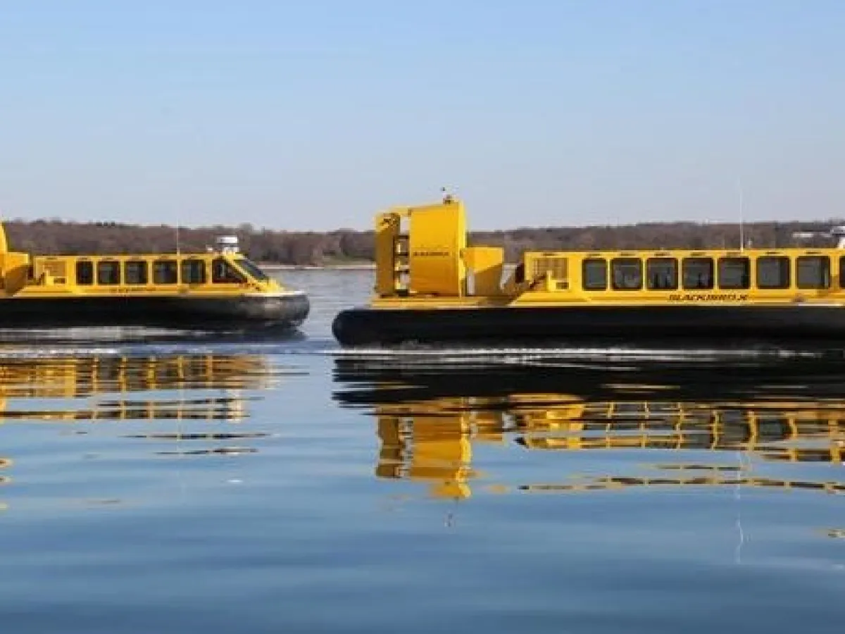 a boat traveling across a large body of water