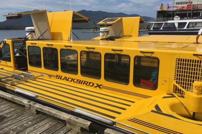 a boat parked at a dock